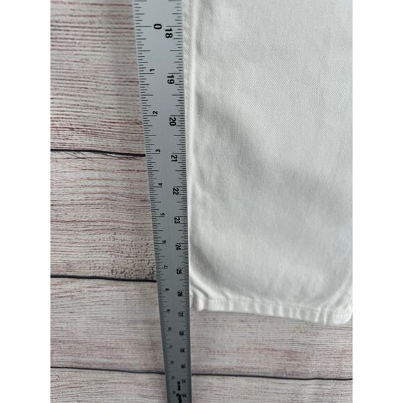 Everlane High Rise Cheeky Straight Jean Womens 31R White NEW - Picture 11 of 11